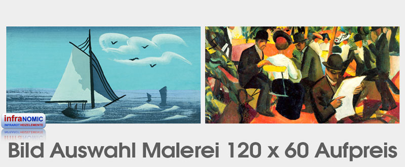Motiv Auswahl aus Kunst und Malerei alter Meister für Infrarotheizungen 700 Watt