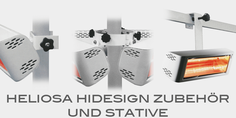 Zubehör für Heliosa HiDesign und infralogic Infrarotstrahler