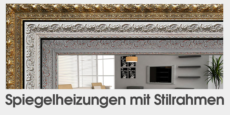 Infrarot Spiegelheizungen mit Stilrahmen URL