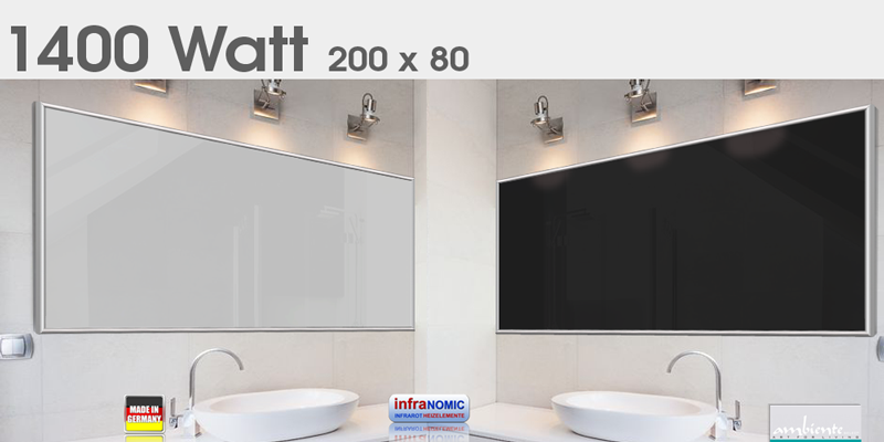 Infrarotheizungen Standard 1400 Watt 200x80 URL