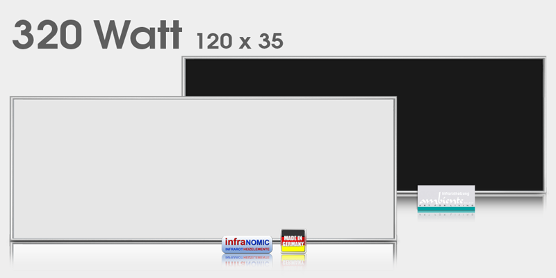 Infrarotheizungen Standard 320 Watt 120x35 URL