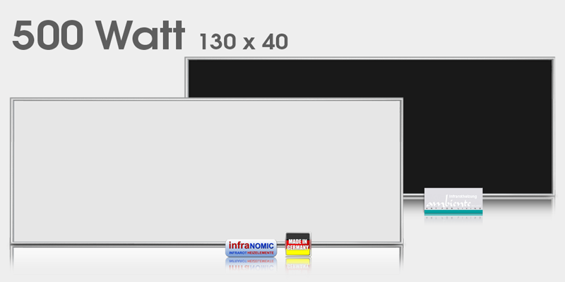 Infrarotheizungen Standard 500 Watt 130x40 URL