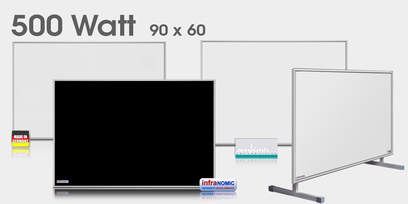 Infrarotheizungen Standard 500 Watt 90x60 URL