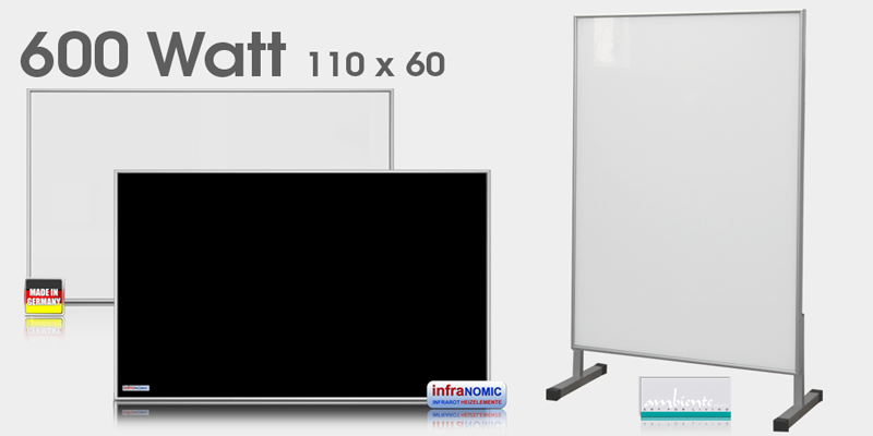 Infrarotheizungen Standard 600 Watt 110x60 URL