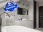 Preview: Infrarotheizung schwarz Spiegelheizung Bad 600 Watt 110x60 M23