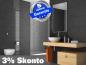 Preview: Infrarot Spiegelheizung Bad 700 Watt ESG Glas 120x60 M10-SL