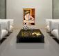Preview: infrarot Bildheizung 500 Watt 90x60 Holzrahmen HB30 Pflaume (Manet)