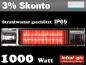 Preview: Infrarot Heizstrahler 1000 Infralogic Heizmeister Professionell IP65