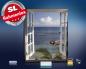 Preview: Infrarot Bildheizung 400 Watt 70x60 M10-SL Fenster
