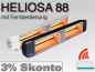 Preview: Infrarot Heizstrahler 2x 1500 Watt Heliosa HiDesign 88 IP20 mit FB