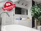 Preview: Infrarot Spiegelheizung Bad 900 Watt ESG Glas 140x60 M10-SL
