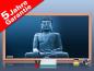 Preview: Infrarot Bildheizung 700 Watt 120x60 Holzrahmen HB30 Buddha blau