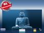 Preview: Infrarot Bildheizung 700 Watt 120x60 M10-SL Buddha blau
