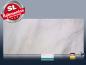 Preview: Infrarot Bildheizung 900 Watt 140x60 M10-SL Marmor weiß