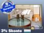 Preview: Infrarot Spiegelheizung 500 Watt ESG Glas 90x60 Messingrahmen M10M