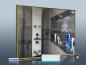 Preview: Infrarot Spiegelheizung Bad 400 Watt 70x60 Messingrahmen M10M