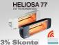 Preview: Infrarot Heizstrahler Heliosa HiDesign 77 IP X5 - 2,0KW mit Fernbedienung