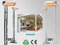 Preview: Infrarotstrahler Heliosa HiDesign 991/992 IP20 2000 Watt mit Stativ
