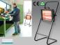 Preview: Infrarotstrahler Helios Varma Double Fire 2x 1500Watt Werkstattheizung