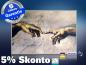 Preview: Infrarot Bildheizung Kunst 500 Watt 90x60 M10-SL Erschaffung Adams