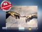Preview: Infrarot Bildheizung Kunst 500 Watt 90x60 M10-SL Erschaffung Adams