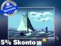 Preview: infrarot Bildheizung Kunst 500 Watt 90x60 M10-SL Segelboot
