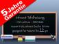 Preview: Infrarot Tafelheizung 900 Watt 140x60 mit Holzrahmen Buche HB30