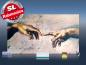 Preview: Infrarot Bildheizung Kunst 600 Watt 110x60 M10-SL Erschaffung Adams