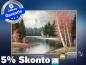 Preview: Infrarot Bildheizung Kunst 500 Watt 90x60 M10-SL Berglandschaft