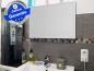 Preview: Infrarotheizung Glas weiß, Spiegelheizung Bad 500 Watt 90x60 M10W