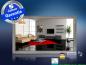 Preview: Infrarot Spiegelheizung Bad 600 Watt 110x60 Stilrahmen StSi