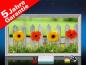 Preview: Infrarot Bildheizung 700 Watt 120x60 Stilrahmen StAw Blumenzaun