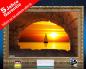 Preview: infrarot Bildheizung 500 Watt 90x60 Stilrahmen StG sailing