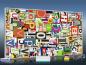 Preview: Infrarotheizung als Bild Bildheizung 700 Watt 120x60 M10-SL Buchstaben