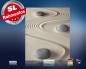 Preview: Infrarot Bildheizung 400 Watt 70x60 M10-SL Steine im Sand