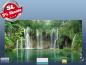 Preview: Infrarot Bildheizung 700 Watt Rahmenlos slim-line 120x60 Wasserfall