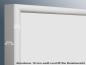 Preview: Infrarotheizung 900 Watt ESG Glas weiß 140x60 Rahmen weiß M10W