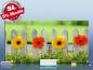 Preview: Infrarot Bildheizung 700 Watt Rahmenlos slim-line 120x60 Blumenzaun