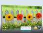 Preview: Infrarot Bildheizung 700 Watt Rahmenlos slim-line 120x60 Blumenzaun