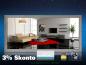 Preview: Infrarot Spiegelheizung Bad 900 Watt 140x60 Stilrahmen StSi