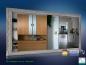 Preview: Infrarot Spiegelheizung Bad 900 Watt 140x60 Stilrahmen StSi