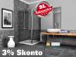 Preview: Infrarot Spiegelheizung Bad 320 Watt ESG Glas Rahmenlos 120x35 slim