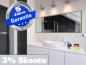 Preview: Infrarot Spiegelheizung 500 Watt 130x40 Messingrahmen M10M
