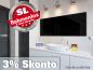 Preview: Infrarotheizung Rahmenlos ESG Glas schwarz Heizspiegel 500 Watt 130x40