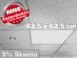 Preview: Infrarot Rasterdecken Kassettendecken Heizung 350 Watt 62,5x62,5