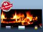 Preview: Infrarot Bildheizung 900 Watt Rahmenlos slim-line 140x60 Kaminfeuer
