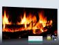 Preview: Infrarot Bildheizung 900 Watt Rahmenlos slim-line 140x60 Kaminfeuer
