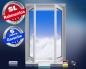 Preview: Infrarot Bildheizung 500 Watt 90x60 M10-SL Fensterblick Wolken
