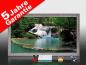 Preview: Infrarot Bildheizung 600 Watt 110x60 Stilrahmen StSi Flusslauf