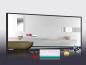 Preview: Infrarot Spiegelheizung Bad 900 Watt 140x60 M10S